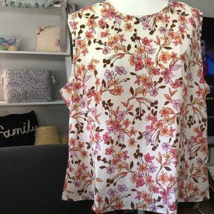 Karen Scott Tank Shell - Button Back